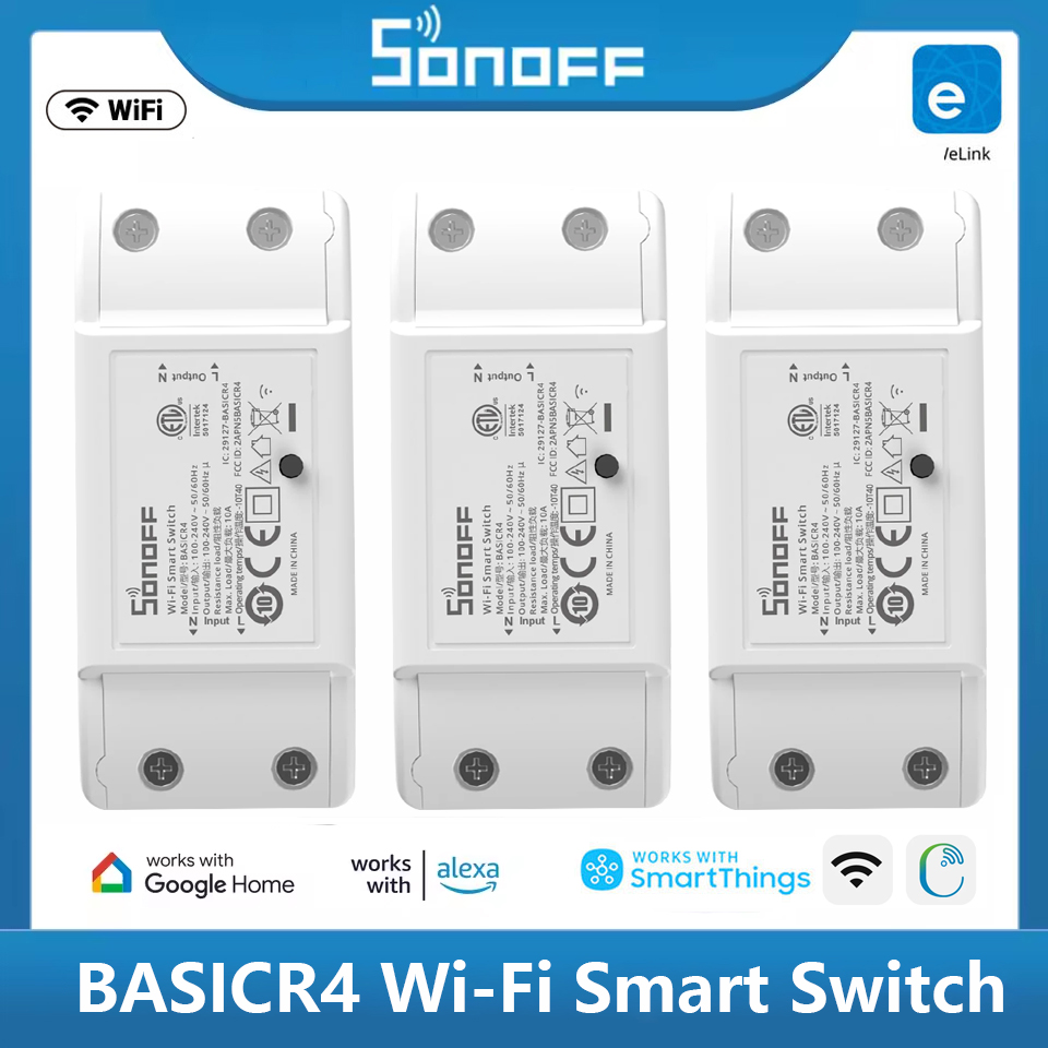 Sonoff Basic Switch - สวิตช์อัจฉริยะ SONOFF Basic R4 Wifi สวิตช์ไร้สาย