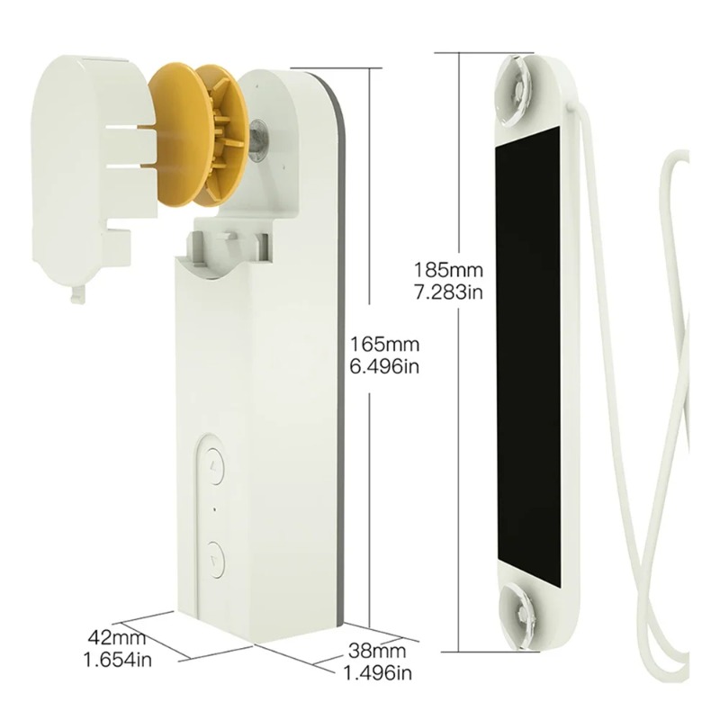 Home Automation Panel Diy - มอเตอร์ม่านม้วนอัจฉริยะ ขับเคลื่อนด้วยพลังงานแสงอาทิตย์ พร้อมระบบควบคุมผ่านแอป Bluetooth ในตัว สำหรับระบบอัตโนมัติภายในบ้าน