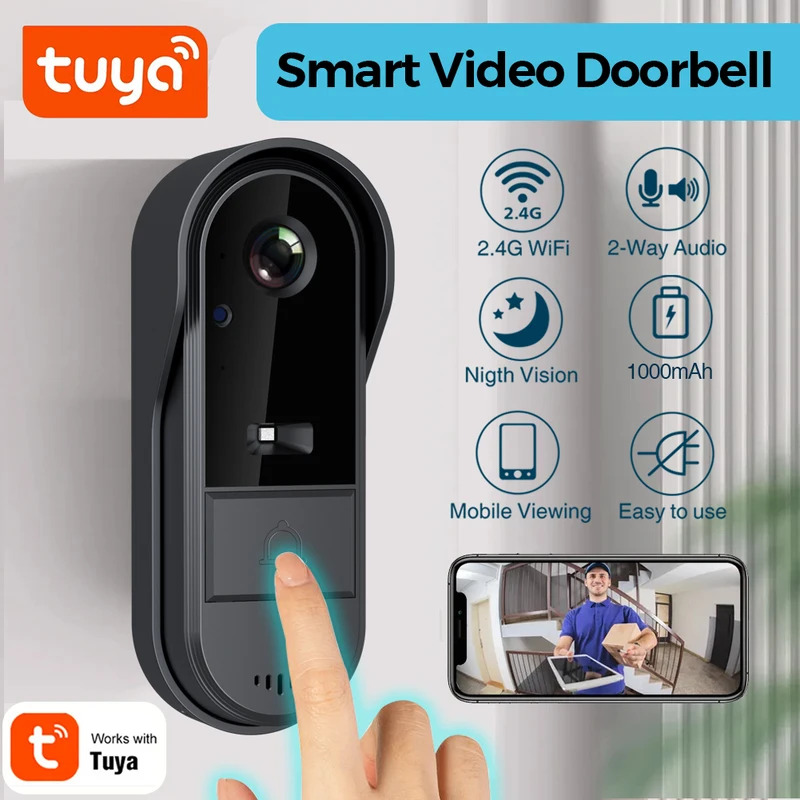 Smart Doorbell Wired - กริ่งประตู Tuya WiFi แบบ 2 ทาง
