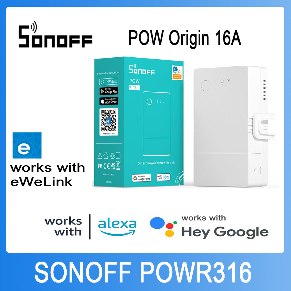 Sonoff Basic Switch - SONOFF POWR316 Pow แหล่งกําเนิดสินค้า Smart Power