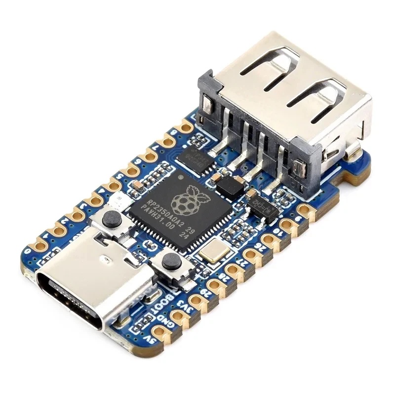 Pi Zero W Board - Pi Pico 2 RP2350 USB A/Zero