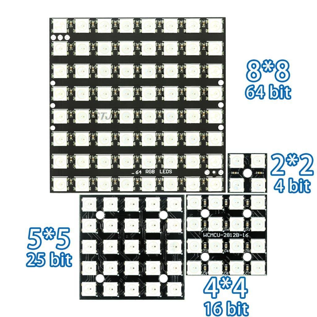 Rgb Led Matrix 8X8 - 5050 LED RGB 8x8 4 16