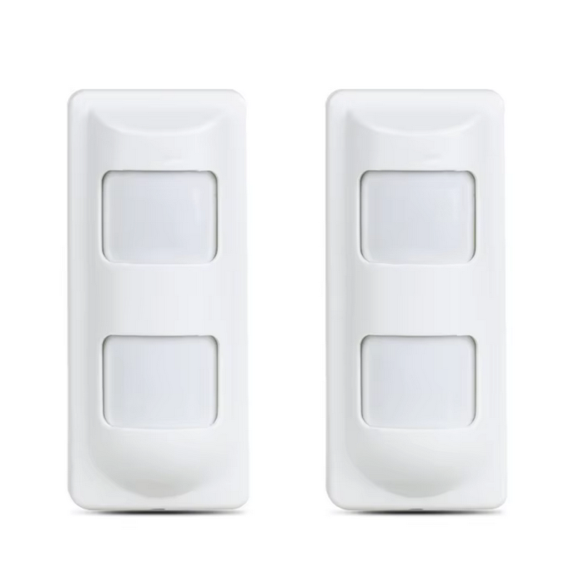 Motion Sensor Pir Wired - เซ็นเซอร์ตรวจจับความเคลื่อนไหวแบบมีสาย 2PIR+ไมโครเวฟ สำหรับภายนอกอาคาร ป้องกันการรบกวนจากหน้ากากและ EMI สำหรับระบบเตือนภัยแบบมีสาย,