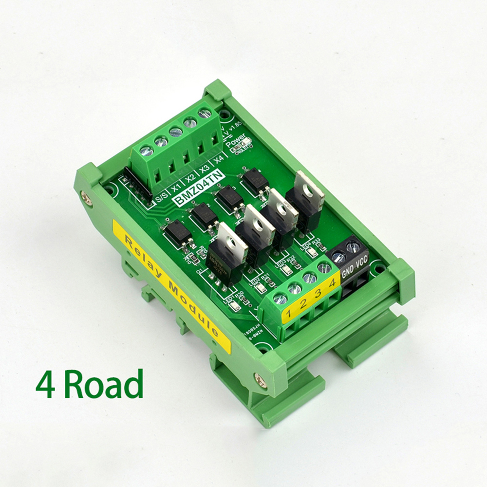 Relay 8 Channel Board - DC12วงจรขยายไมโครคอนโทรลเลอร์สำหรับการ์ด IO ช่อง4/8/24V/5V บอร์ดขยาย PLC PNP