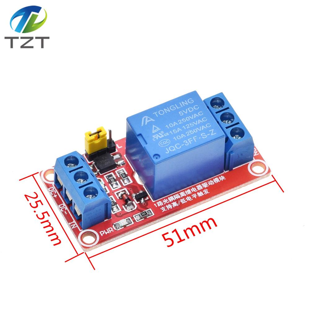 DIYTZT 1 ชิ้น 1 2 4 8 ช่อง 5V  - Relay 8 Channel Board บทวิจารณ์และราคา