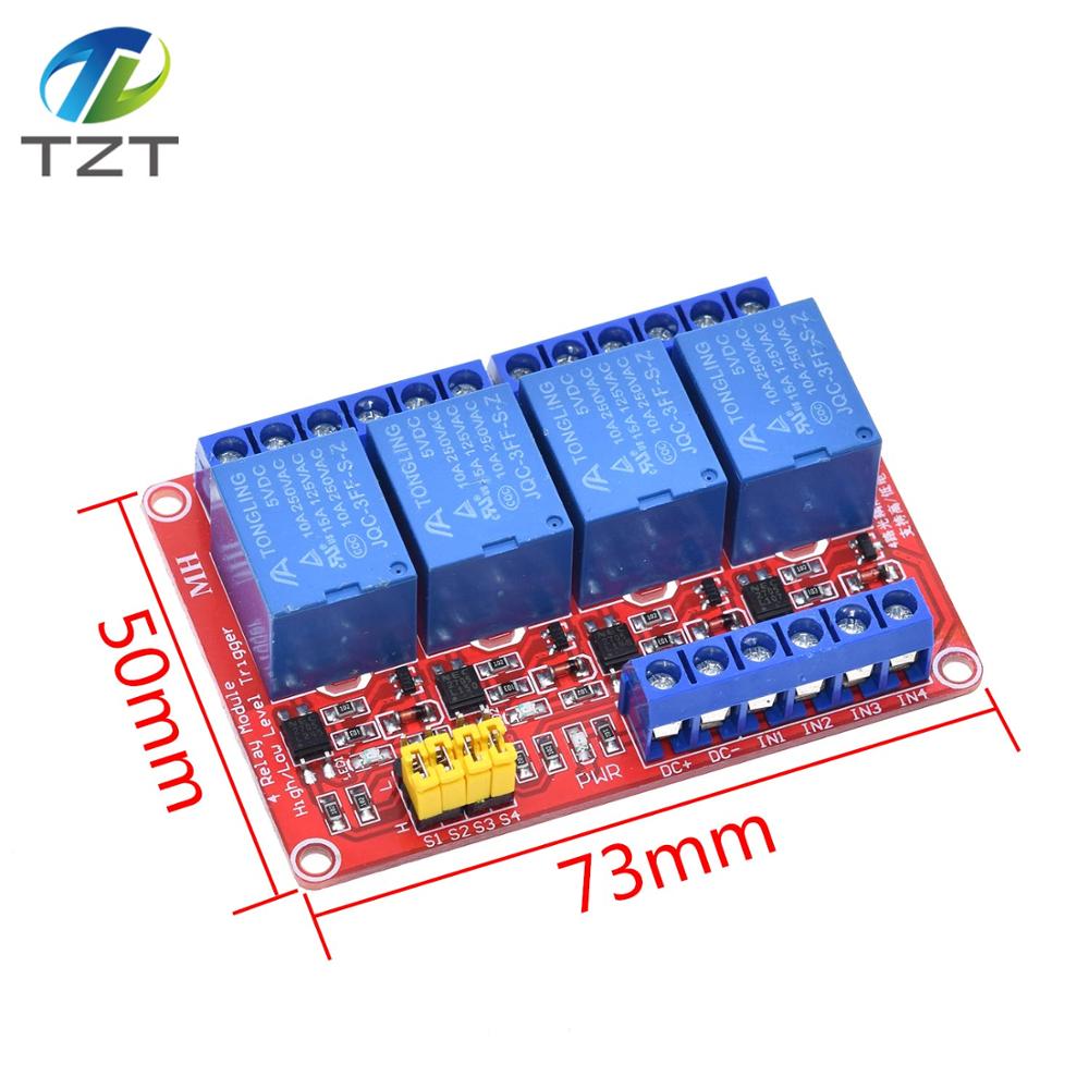 DIYTZT 1 ชิ้น 1 2 4 8 ช่อง 5V  - Relay 8 Channel Board บทวิจารณ์และราคา