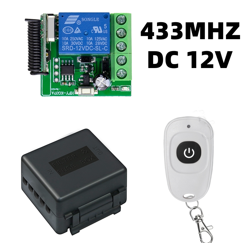 433MHz DIY สวิตช์ไร้สาย DC 12V - Diy Home Automation Controller บทวิจารณ์และราคา