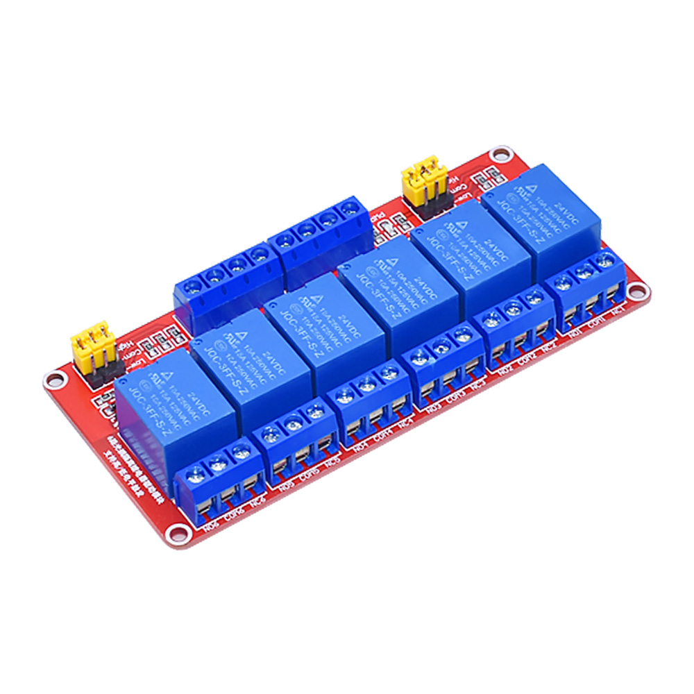 โมดูลรีเลย์ 1 2 6 4 8 ช่อง 5V  - Relay 8 Channel Board บทวิจารณ์และราคา