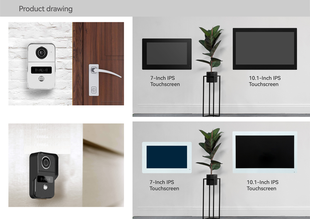 สำหรับเพิ่มจอ LCD TUYA แบบ 2 ส - Smart Doorbell Wired บทวิจารณ์และราคา