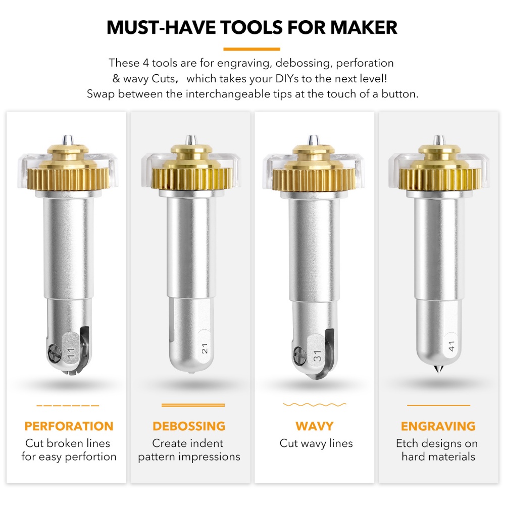 หัวแกะสลักใบมีดหยัก 1 ชิ้น ใช้ - Diy Automation บทวิจารณ์และราคา