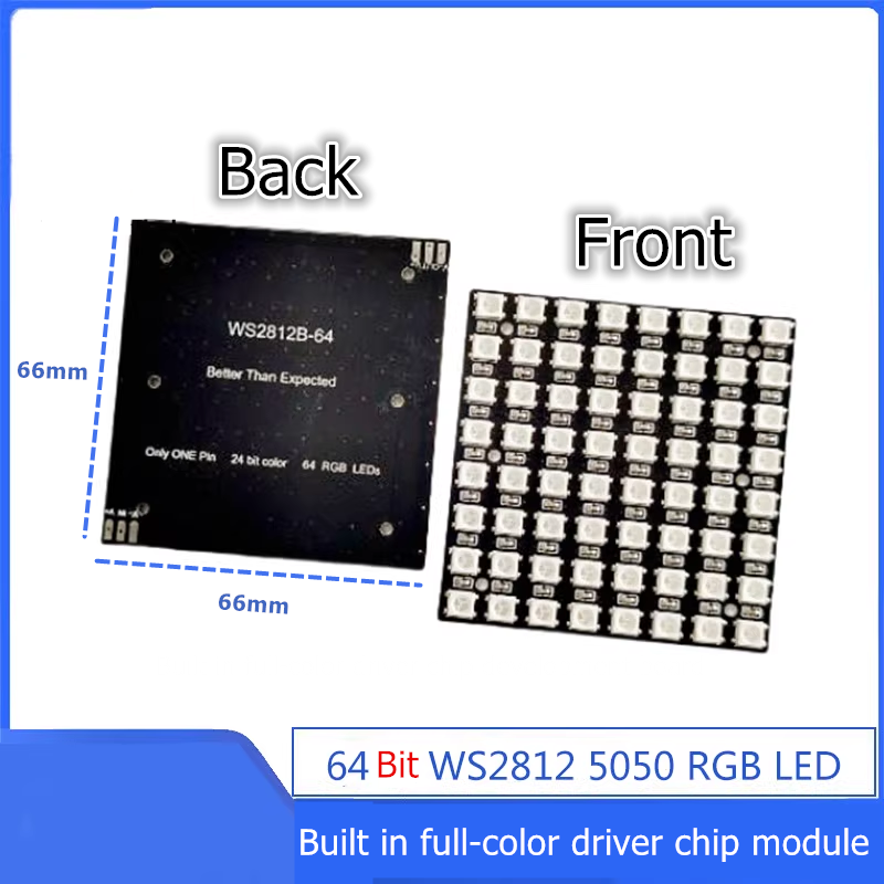 WS2812B 8x8 64Bit RGB LED Matr - Rgb Led Matrix 8X8 บทวิจารณ์และราคา