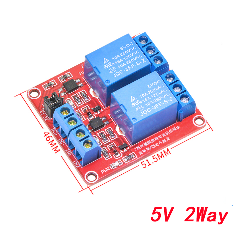 แผงโมดูลรีเลย์บอร์ด1 2 4 6 8ช่ - Relay 8 Channel Board บทวิจารณ์และราคา
