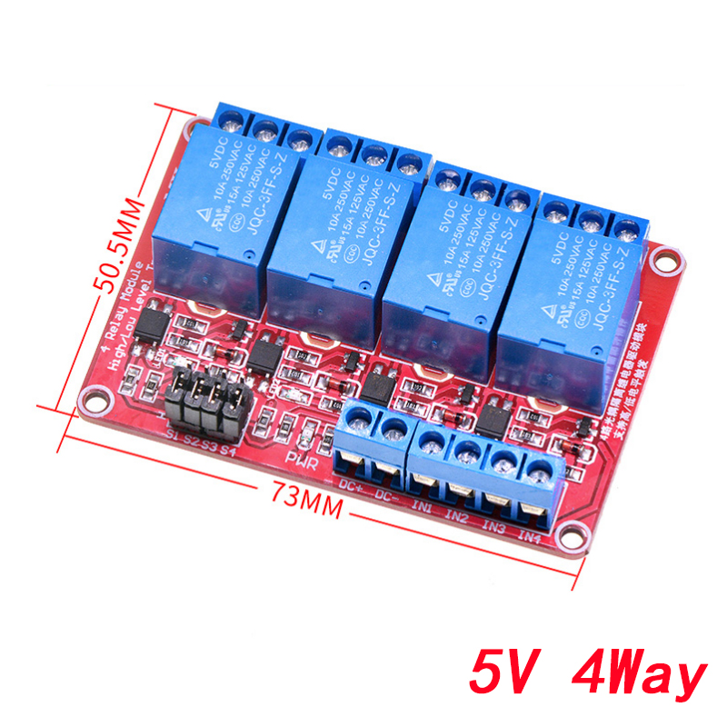 แผงโมดูลรีเลย์บอร์ด1 2 4 6 8ช่ - Relay 8 Channel Board บทวิจารณ์และราคา