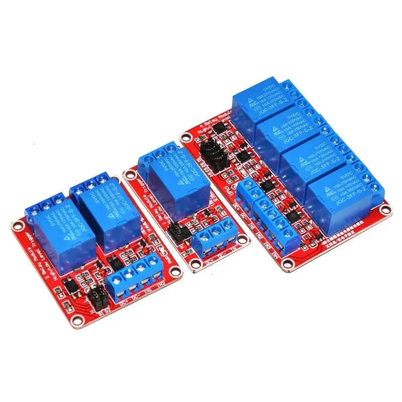 DC 5V 12V 24V 1 2 4 6 8 ช่องรี - Relay 8 Channel Board บทวิจารณ์และราคา