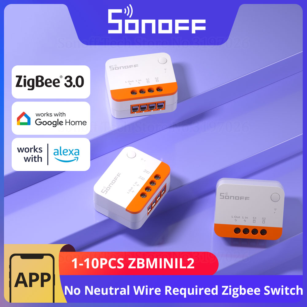1-10PCS SONOFF ZBMINIL2 Zigbee - Sonoff Basic Switch บทวิจารณ์และราคา