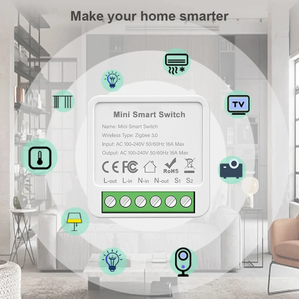ไวไฟ ซิกบีสมาร์ทสวิตช์โมดูล 2  - Home Automation Systems Diy บทวิจารณ์และราคา