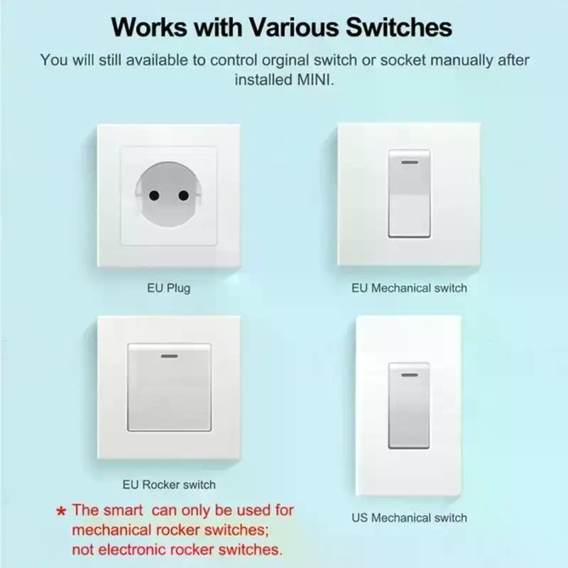 สวิตช์อัจฉริยะ RF 433 MHz ขนาด - Diy Home Automation Controller บทวิจารณ์และราคา
