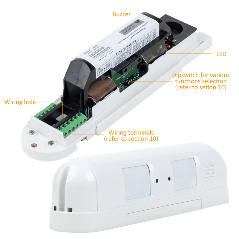 เซ็นเซอร์ตรวจจับความเคลื่อนไหว - Motion Sensor Pir Wired บทวิจารณ์และราคา