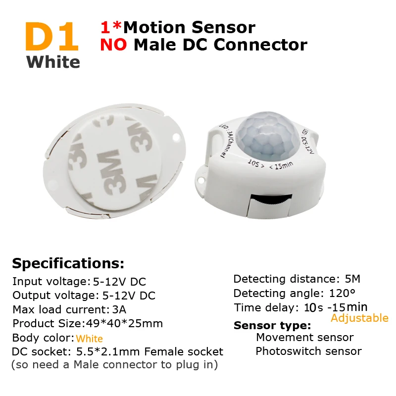 PIR Motion Sensor สวิทช์ 12V D - Motion Sensor Pir Wired บทวิจารณ์และราคา