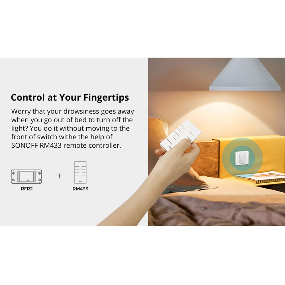 SONOFF BASICR2 RFR2 Wi-Fi 433M - Sonoff Basic Switch บทวิจารณ์และราคา