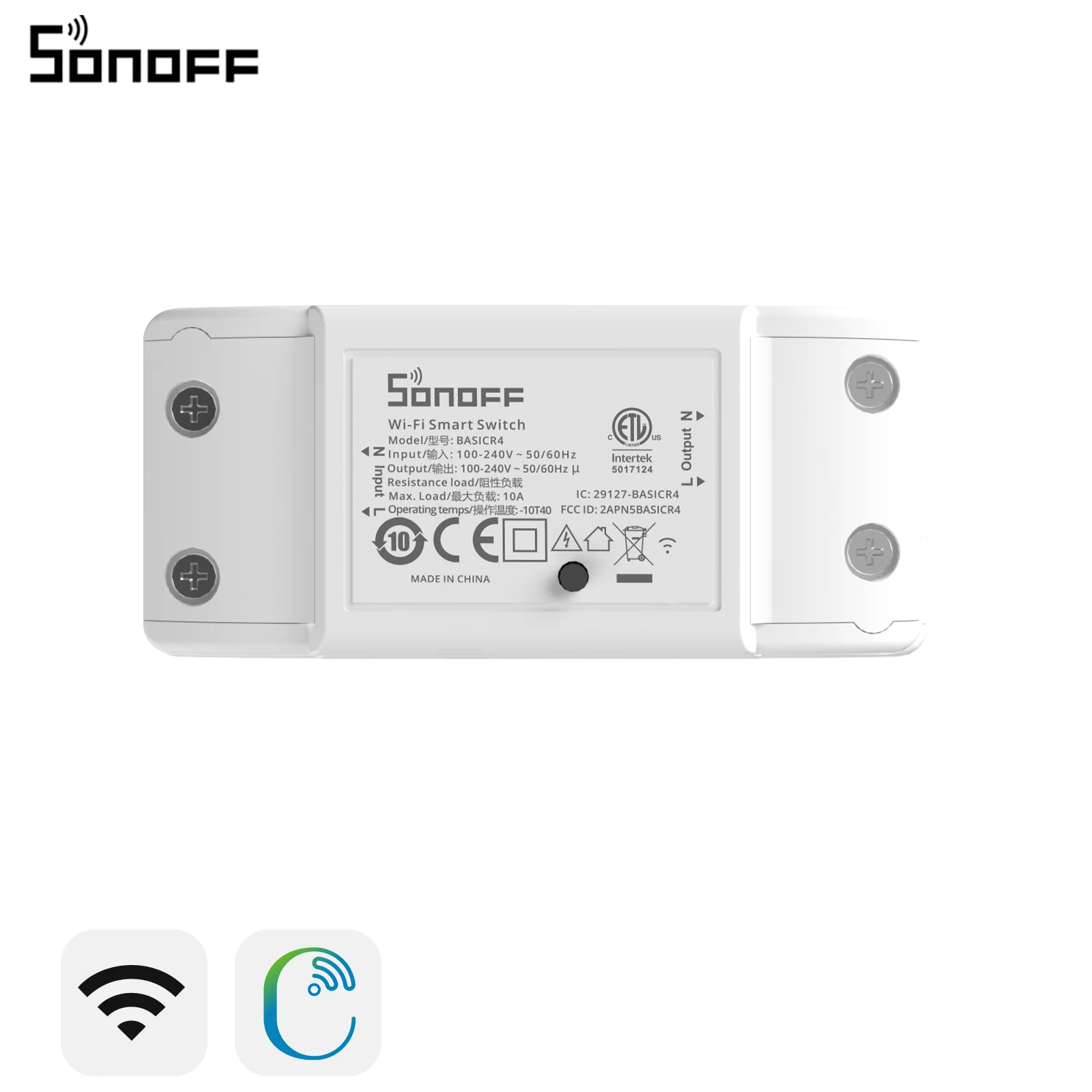 สวิตช์อัจฉริยะ SONOFF Basic R4 - Sonoff Basic Switch บทวิจารณ์และราคา